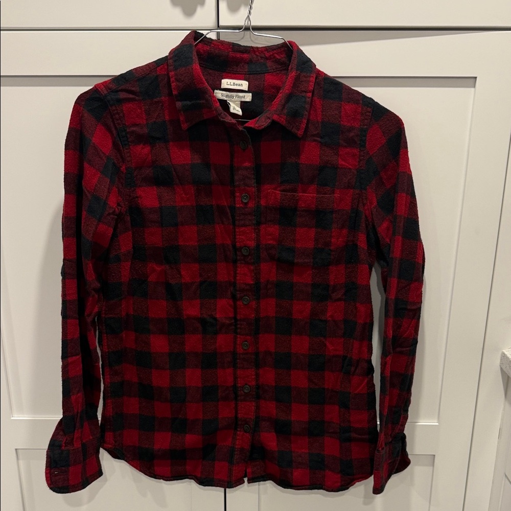 L.L. Bean Buffalo Check Flannel Shirt